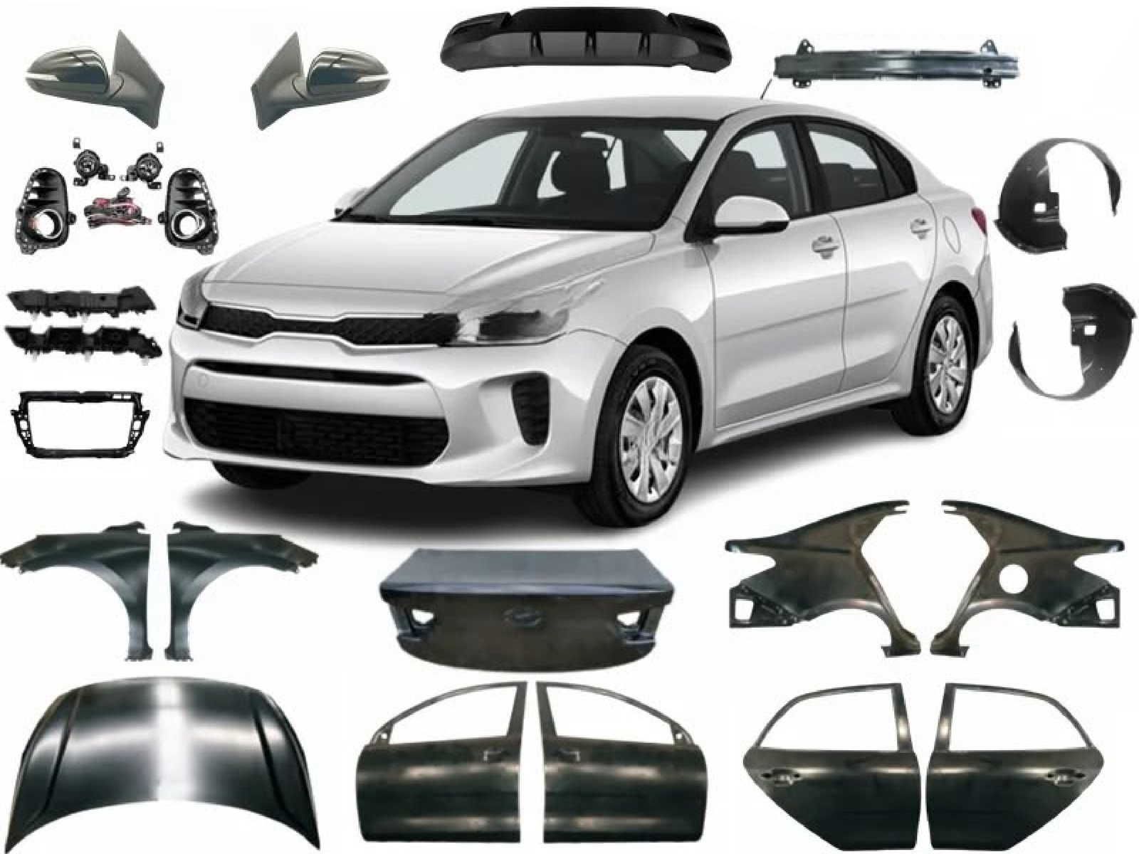 Automotive body and exterior parts