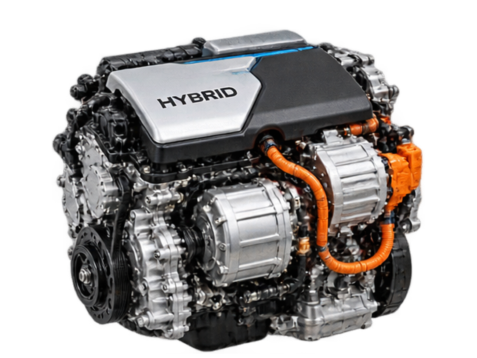 Hybrid vehicle powertrain